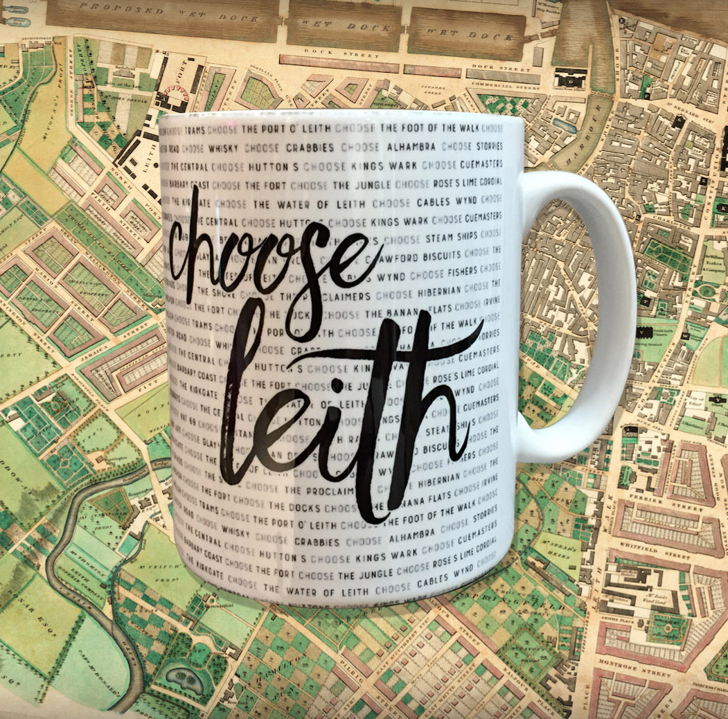 Choose Leith Mug Cut Out